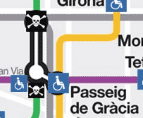 Estación metro Passeig de Gràcia