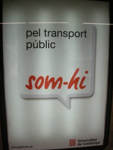 Saben aquel que dise... "pel trasport públic, som-hi" jajajajaja que risa